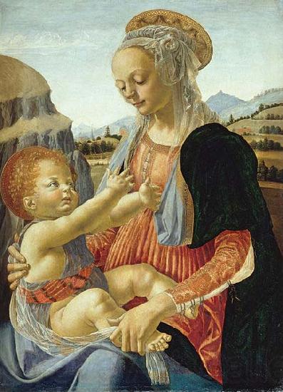 Andrea del Verrocchio Mary with the Child France oil painting art